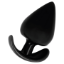 Plug anale liscio nero Addicted Toys