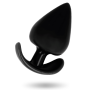 Plug anale liscio nero Addicted Toys