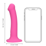 Fallo vibrante in silicone ricaricabile Loveline