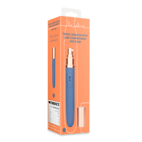 Vibratore da viaggio con scomparto lubrificante Loveline