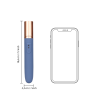 Vibratore da viaggio con scomparto lubrificante Loveline