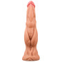 Dildo Monster Nature in silicone con ventosa 24,5 cm