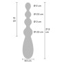 Dildo vibrante con sfere anali Tetra Thrill Extreme Hidden Desire