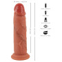 Dildo realistico dual density Real Skin
