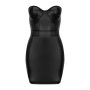 Vestito sexy in simil pelle Blackelia kotek
