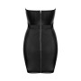 Vestito sexy in simil pelle Blackelia kotek