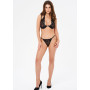 Lingerie erotica per lei set 2 pz reggeiseno e perizoma in pizzo kotek