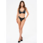 Lingerie erotica set 2 pz in ecopelle kotek