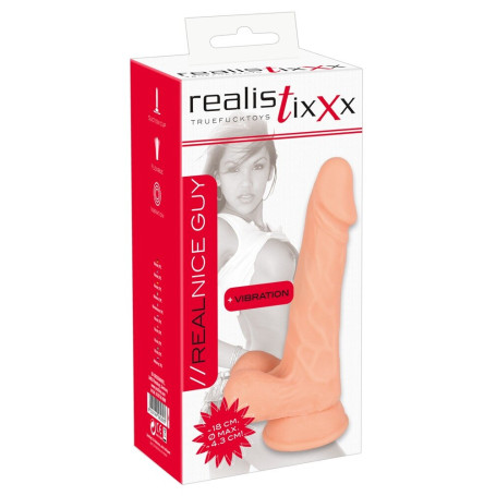 Vibratore Dildo Fallo realistico RealFlesh Vibrating Dong 7inch