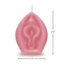 Candela erotica a forma di vagina profumo intenso di vaniglia Eden's Candle