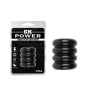 Anello fallico per pene in tpe ritardante Quad play Chisa Novelties