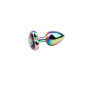 Plug anale rainbow con pietra chisa novelties