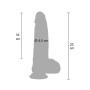 Dildo ultra realistico soft touch morbido con ventosa hidden desire