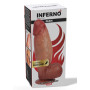 Fallo big con ventosa impermeabile in silicone dual density hidden desire