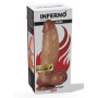 Pene finto soft touch in silicone medicale morbido dildo con testicoli hidden desire