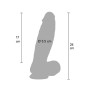 Pene finto soft touch in silicone medicale morbido dildo con testicoli hidden desire