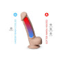 Dildo real skin in silicone termoregolatore silexd