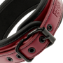 Collare con catena regolabile in pelle e fodera in neoprene fetish dark room