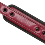 Collare con catena regolabile in pelle e fodera in neoprene fetish dark room