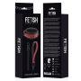Collare con catena regolabile in pelle e fodera in neoprene fetish dark room