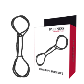Manette o cavigliere bondage in cotone regolabili darkness