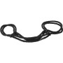 Manette o cavigliere bondage in cotone regolabili darkness