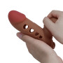 Guaina indossabbile prolunga pene in silicone gonfiabile pretty love