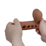 Guaina indossabbile prolunga pene in silicone gonfiabile pretty love
