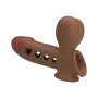 Guaina indossabbile prolunga pene in silicone gonfiabile pretty love
