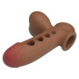 Guaina indossabbile prolunga pene in silicone gonfiabile pretty love