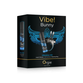 Kit intimo con lubrificante formicolante e anello in silicone vibrante orgie