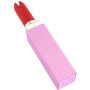 Rossetto vibrante in silicone ricaricabile con tre punte intercambiabili xocoon