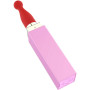 Rossetto vibrante in silicone ricaricabile con tre punte intercambiabili xocoon