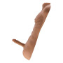 Masturbatore busto realistico con dildo e ano penetrabile dude,fuck me
