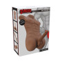 Masturbatore busto realistico con dildo e ano penetrabile dude,fuck me