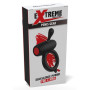 Anello fallico in silicone multivelocità stimola il clitoride hidden desire