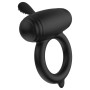 Anello fallico in silicone multivelocità stimola il clitoride hidden desire