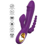 vibratore rabbit tripla stimolazione in silicone toyjoy