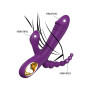 vibratore rabbit tripla stimolazione in silicone toyjoy