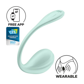 Vibratore indossabile in silicone stimolatore clitoride con app satisfyer
