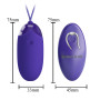 Ovetto vibrante stimolatore vaginale in silicone con telecomando baile