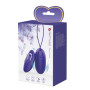 Ovetto vibrante stimolatore vaginale in silicone con telecomando baile