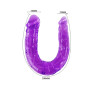Doppio dildo stimolatore vaginale anale doppio dong baile