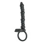 Dildo strap-on con anelli fallici in silicone stimolatore doppio baile