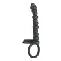Dildo strap-on con anelli fallici in silicone stimolatore doppio baile