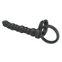 Dildo strap-on con anelli fallici in silicone stimolatore doppio baile