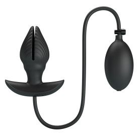 Vibratore anale in silicone ricaricabile con pompa baile