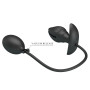 Vibratore anale in silicone ricaricabile con pompa baile