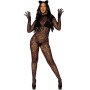 Tutina sexy per lei catsuit leopardata taglia unica leg avenue