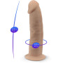 Fallo vibrante ultra realistico con ventosa stimolatore vaginale con telecomando silexd